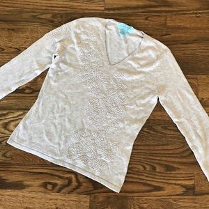 Anthropologie Emma Sofia Cashmere/Silk Sweater